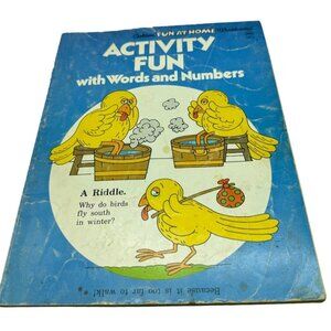 READ  golden fun at home workbooks activity fun with words and numbers book READ